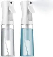 [Disumos] 2 Pack Continuous Mist Spray Bottle - 200ml Ultra Fine Water Sprayer for Hair Styling, Salons, Cleaning & Plants | Durable Empty Spray Bottles for Skin Care & Misting