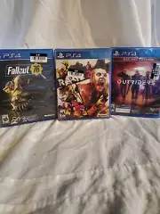 PS4 MATURE GAME BUNDLE-FALLOUT 76, RAGE 2, OUTRIDERS