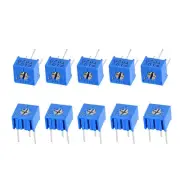 3362 Trimmer Potentiometer 1K Ohm Top Adjustment Variable Resistors 10Pcs