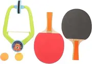 1 Set Table Tennis Trainer Table Tennis Training Machine Indoor Trainer Training Device Adjustable Hanging Wood