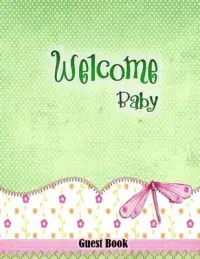 在飛比找博客來優惠-Welcome Baby Girl Guest Book: 