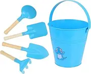 ibasenice 1 Set Beach Sand Play with Bucket Shovel Cartoon Design for Outdoor Fun for Seaside Activities Lightweight and Portable Sand Digging Tools