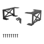 Under Desk Gaming Console Storage Desk Mount Bracket Metal Holder Fit For Gamers