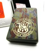 Smith & Wesson Camouflage Zippo Oil Lighter 2000 MIB Rare