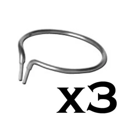 LOT X 3 Special Shape Rings for Dental Saddle Matrices Install