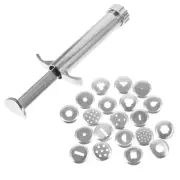 1 Set of Extruder Tool for Polymer Clay Convenient Clay Extruder Tip Molds Set