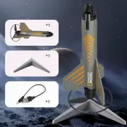 Electric Rocket-Launcher for Kids Safe Landing & Night Fun Toy Kids Gift