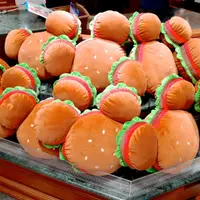 在飛比找樂天市場購物網優惠-真愛日本 預購 樂園限定 超軟Q 綿柔 米奇 漢堡堡 造型枕