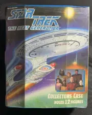 Vintage 1993 Star Trek The Next Generation Action Figure Collectors Case