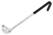 Winco Prime One-piece S/S 8oz Ladle, Black, NSF (12 Each)