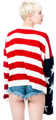 Lizabeth Flag Sweater