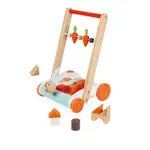 【法國JANOD】平衡學步車-蘿蔔兔學步推車 木製玩具 學步車 兒童玩具 積木（LAVIDA官方直營）