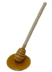 Display Fake Food Prop Suspended Spilled Honey Dipper