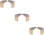 [OATIPHO] Suits Shoulder Board Costume Accessories Parts Tassels Shoulder Board for Man Woman (silver)