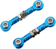 Anneome Steering Gear Lever Replacement 2pcs Linkage Steering Rods Car Truck Parts 3mm Ball Head Diameter