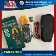 Clamp Meter Digital MS2109A Mastech True Rms Hz Capacitance Tester Temp Ac Dc