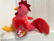 TY Original Beanie Baby ~Strut 1996 Mint Rare Retired Babies MWMT Tag errors