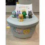 MOOMU 馬卡龍香草軟積木 120PCS/組+ MOOMU 動物造型手指積木公仔5入/組+兒童繪本