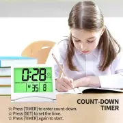 Digital Travel Alarm Clock for Home Bedroom Traveling Folding Alarm Clocks