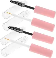 OHPHCALL 4pcs Empty Mascara Tubes with Eyelash Wand and Shadow Tip Liner Containers 10ML Makeup Bottles for Lip Gloss and Eyeliner Eyeliner Sticks with Caps