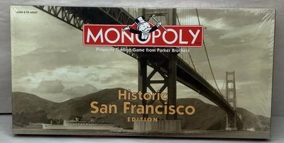 Vintage Monopoly Historic San Francisco Edition Board Game Brand New Sealed