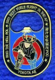 USAF Yokota Air Base 2021 Best Fuels Flight in The Air Force Challenge Coin C-20