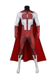 Mortal Kombat 1 Omni-Man Nolan Grayson Print Jumpsuit Costume Cosplay Halloween
