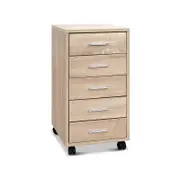 Artiss 5 Drawer Filing Cabinet Storage Drawers Wood Study Office School File Cupboard