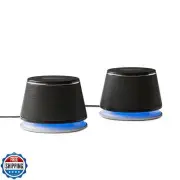 Amazon Basics Stereo 2.0 Speakers for PC or Laptop, 3.5mm Aux input, USB-Powe