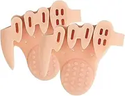 Toe Spacers Correct Toes | 5-hole Big Toe Separator | Thicken Foot Center Shock Absorption Pad