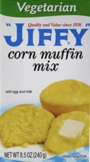 4 Boxes of Vegetarian Jiffy Corn Bread Muffin Baking Mix ~ FAST FREE SHIPPING !