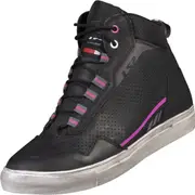 LS2 Zoe perforated Ladies Motocycle Shoes, black-purple, Size 40 for Women Black Purple