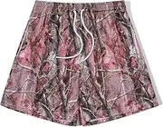 [GINTPK] Men's Camo Shorts, Mesh Basketball Cool Shorts, Gym Workout Athletic Graphic Short with Pockets