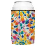 Rainbow Spiral Tie-Dye Stubby Cooler - Standard