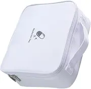 First Aid Kit Survival Medicine Pocket Travel Pouches Medical Kit Bag Anti Theft Bag Medicine Travel Bag Toiletries Travel Pill Organizer Small Duffle Meds Bag Oxford Cloth White