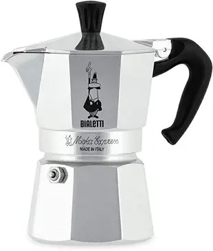 【日本代購】BIALETTI 比亞樂堤 經典 摩卡壺 MOKA 3杯份 銀色