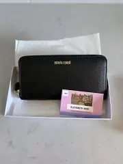 Roberto Cavalli St Dollaro Ladies Continental Wallet New!