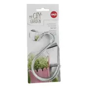 Emsa accessory hook for railing set of 3 garden holder bracket aluminum 11 cm