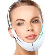 V Line Face Lifting Device Vibration Face Massager Photon Led Light Therapy Ems Facial Lifting Belt Chin Lift Home Use Devices white Russian Federa...