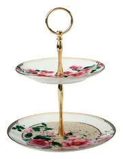 [Maxwell & Williams] Teas & C's Silk Road 2 Tiered Gift Boxed Cake Stand in White