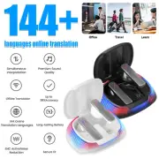 144 Language Translator Earbuds Instant Voice Translator Wireless Device