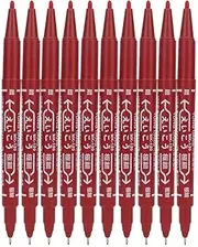 Joyzan Markers, Temporary Marking Pen Piercing Positioning Tool Make Your Mark Trendy Body Face Marker Double End Pens Bold Fine Lines Safe Ink Art For Men Women Teenage Adult 10pcs