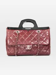 2014-15 Burgundy Leather CC Delivery Bag
