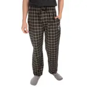 NEW Mens Ecko Pajama PJ Lounge Pants w/ pockets size S black plaid woven fabric