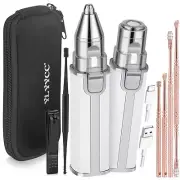 Nose Hair Trimmer for Women Men, Electric 2 in 1 Face Shaver and Eyebrow Trim...