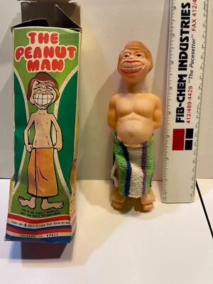 1977 THE PEANUT MAN CIRCUS FUN VINTAGE FUNNY TOY NOS N/M STILL IN BOX O2