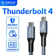 ORICO 40Gbps USB C to C Cable w/ 100W Charging 8K@60Hz Display for Thunderbolt 4