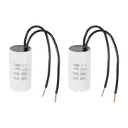 5uF CBB60 Running Capacitor, 2 Pcs Run Capacitor,White