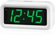 LED Clock,Alarm Clock for Kids,12'' LED Digital Clock,Adjustable LED Brightness,