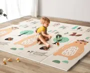 Foldable Baby Play Mat Extra Large Waterproof Activity Playmats for B...